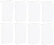 25pcs Sickness Vomit Bags Disposable Barf Bags Seal 24.5 x 12.5 x 8cm Cowhide Film Paper Emesis Bags for Travel