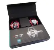 HT Components T2sx Enduro Race Pedals Aluminum, Red