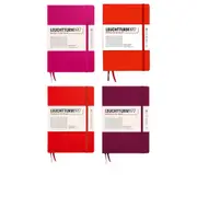 [Leuchtturm1917] Leuchtturm Hardcover Ruled Notebook A5 (Red) - Red