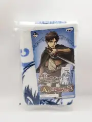 Attack on Titan Eren Yeager Ichiban Kuji Towel NEW *US SELLER*
