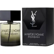 La Nuit De L'homme Edt Spray by Yves Saint Laurent for Men - 100 Ml