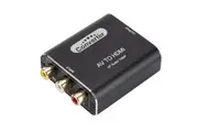 AV to HDMI Converter RCA to HDMI Adapter Aluminum 1080P Analog Composite CVBS Video for Smart TV PS2 Wii SNES N64 Gamecube Xbox VHS VCR DVD Player