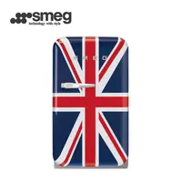 在飛比找momo購物網優惠-【SMEG】彩色復古迷你冰箱34L-英國國旗(FAB5RDU