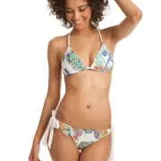 NWT $172 Sz 8 Trina Turk Finding Dory Triangle Top & Side-Tie Bottom