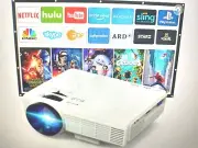Mini Projector 1080P Full HD Support Video Portable Outdoor Home Theater Bundle