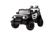 Mazam Kids Police Ride On Car Jeep 12V Electric Toy Cars