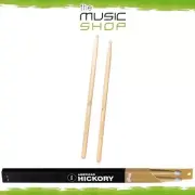Pair of Stagg American Hickory 7A Nylon Tip Drumsticks (Drum Sticks) - SHV7AN