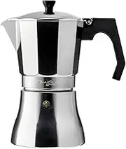 Baccarat Barista Brillante 9 Cup Stovetop Espresso Coffee Maker