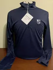 Green Grass Mens Navy Blue 1/4 Zip Golf Pullover Seagate medium XL or 2XL NEW