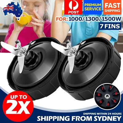 For Nutri Ninja Auto IQ Blade Extractor Blender AU 7-Fin Replacement Parts Steel
