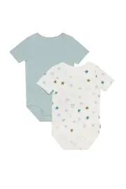 [Bonds] Bonds Baby Wonderbodies Bodysuit 2 Pack Size: 6-12 Months 6-12 Months Multicolor