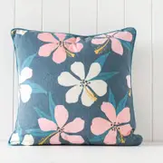 Rayell Indoor Square Cushion Blooming Bounty Green 45x45cm