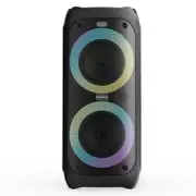 Majority PS200 - Party Speaker 80w Bluetooth Karaoke-DJ-Party-PA System - Black