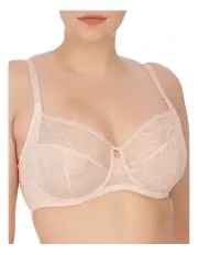 [Natori] Statement Supportive Full Figure Wired Lace Bra in Cameo Rose/Cashmere