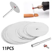 11pcs Circular Saw Blade Disc Mini Drill Wood Cutting For Dremel Rotary·Tool-·