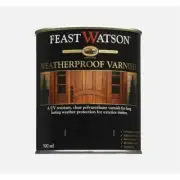 Feast Watson 500ml Clear Gloss Timber Weatherproof Varnish