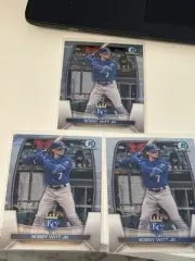 2023 Bowman Chrome Bobby Witt Jr Mojo Refractors ×3 #57