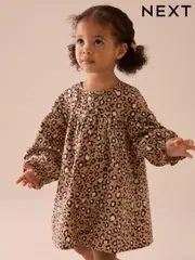 Animal Long Sleeve Button Through Dress (3mths-8yrs) (AK2483) | $16 - $19