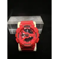 在飛比找蝦皮購物優惠-卡西歐 CASIO G-SHOCK 網眼元素運動手錶-亮面紅