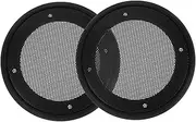 2pcs Car Speaker Grill Speaker Protector Baffle for Subwoofer Easy Installation Stylish Design Compatible with Various Car Audio Systems
