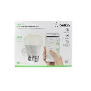 BELKIN WEMO LED LIGHTING STARTER KIT BAYONET TYPE BULBS WIFI 4G LTE F5Z0538AUAPL