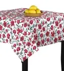 Painted Flowers Signature Square Tablecloth Assorted Sizes