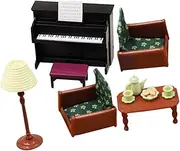 Miniature Model House Decor 1 Set of Decorative Miniature Furniture for Bedroom and Photo Props