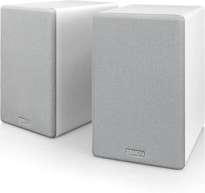 Denon SC-N10 Bookshelf Speaker 2-way System White SC-N10-WTEM New