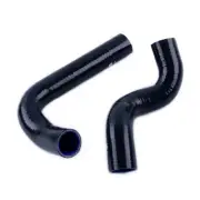 2PCS Black for 1984-1985 Mazda RX7 RX-7 GSL-SE 1.3L 13B Silicone Radiator Hose (for: Mazda)