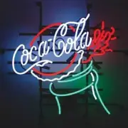 Coca Cola Coke Bottle Cap Neon Sign 20"x16" Light Lamp Garage Glass Beer Bar SY
