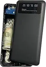 Secret Storage - Hiding Compartment Safe - Power Bank Shape Hiding Compartment for Keys Cash Valuables, Jewelry Storage Container