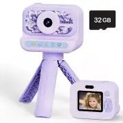 Kids Camera, Electronic Digital Camera with 32G SD card- with stand