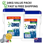 14KG BULK PACK OMO Active Laundry Powder Detergent 3 in 1 Clean Stain Remover AU