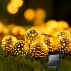 Solar String Lights for Outside, 9.8FT 20LED Outdoor Solar String Lights with 8
