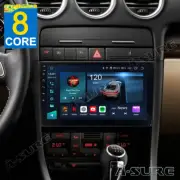 8-Core 4+64GB Android 14 CarPlay Stereo Radio GPS Navi For Audi A4 B6 B7 S4 RS4 (for: Audi)
