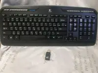 在飛比找露天拍賣優惠-舒適辦公大間距好按 多快捷鍵 羅技Logitech mk32