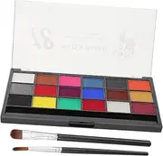 Versatile Face Paint Set 18 Colors Water- Makeup Paints for Boys and Girls Adults Quick Easy to Apply Washable