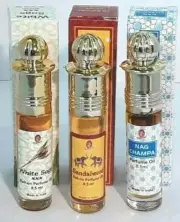 Kamini Perfume Oil Premium Roll-On 3 Fragrances 3 x 8.5ml Bottles