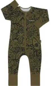 Bonds Baby Zip Wondersuit - Paradise Khaki (Size 00 - New with tags)