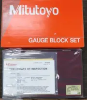 MITUTOYO 516-302-26 GAUGE BLOCK SET WITH CERTIFICATE OF INSPECTION SEALED NEW