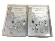 Wine Glass Stemware Charms LillianRose 2 Sets of 8(16) Wedding Party Shower id's