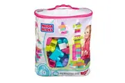 Mega Bloks Big Building Bag with 80 Pieces (Pink)