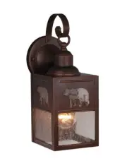 Roseto VXWS28831 Bradley 1 Light Outdoor Wall Sconce - 6 Inches - Bronze