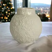 LENOX Ornament Glow Snowflake Votive 4" Ball Tea Light Candle Holder