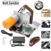 Mini Electric Belt Sander DIY Disc Polishing Sanding Grinding Machine For Metal