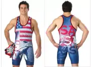 Cliff Keen USA Snake Singlet