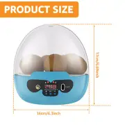 Egg Incubator Smart Egg Incubator for Hatching 6 Eggs Chicken Incubator leFMB