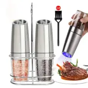 Electric Pepper Mill Sets Herb Coffee Grinder with LED Light Automatic Gravity Induction Salt Shaker Grinders Machine Sp