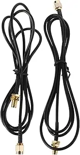 Holibanna 2pcs SMA Male to Female Coax Extension Cable Antenna Adapter for Router WiFi Signal Boosting Compatible with Devices Enhanced Network Performance Eliminates Weak Signal