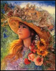 Chart Needlework DIY - Counted Cross Stitch Patterns - Hat Girl